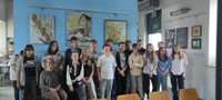 Uczniowie ze SP w Marcyporębie na spotkaniu z Panią Violettą Kramek